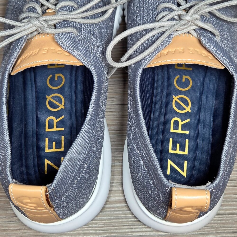 New!! Cole Haan 2.ZERØGRAND Stitchlite Sneakers 8.5M White Ironstone Lightweight - Picture 8 of 11